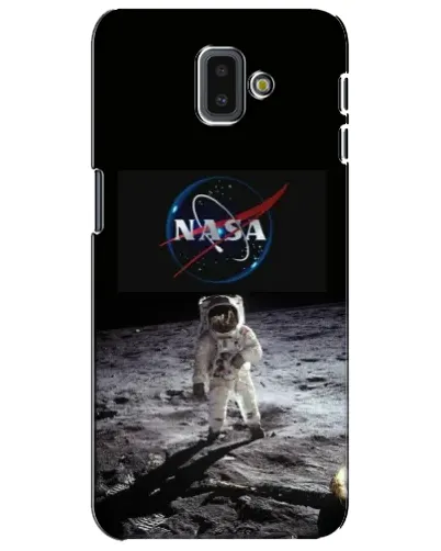 Чехол для Samsung Galaxy J6 Plus 2018 (J610) с картинкой «Астронавт на Луне»