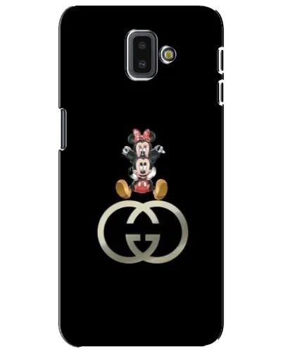 Чехол для Samsung Galaxy J6 Plus 2018 (J610) с картинкой «Минни Маус на лого» Чехол для Samsung Galaxy J6 Plus 2018 (J610) с картинкой «Минни Маус на лого»