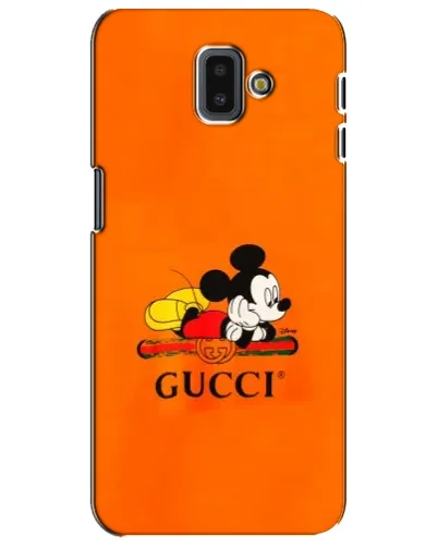 Чехол для Samsung Galaxy J6 Plus 2018 (J610) с картинкой «Микки Маус Gucci — оранж» Чехол для Samsung Galaxy J6 Plus 2018 (J610) с картинкой «Микки Маус Gucci — оранж»