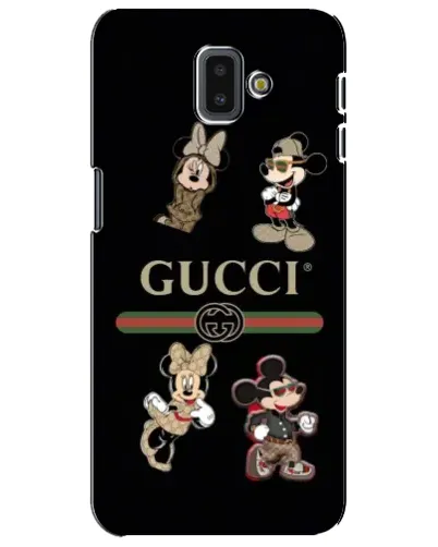 Чехол для Samsung Galaxy J6 Plus 2018 (J610) с картинкой «Gucci — герои Disney и монограмма» Чехол для Samsung Galaxy J6 Plus 2018 (J610) с картинкой «Gucci — герои Disney и монограмма»