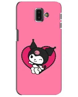 Чехол для Samsung Galaxy J6 Plus 2018 (J610) с картинкой «Kuromi — любовь в сердце»