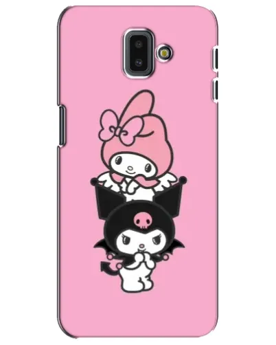 Чехол для Samsung Galaxy J6 Plus 2018 (J610) с картинкой «My Melody и Kuromi»