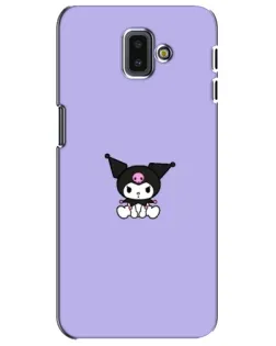 Чехол для Samsung Galaxy J6 Plus 2018 (J610) с картинкой «Kuromi — фиолетовый минимализм»