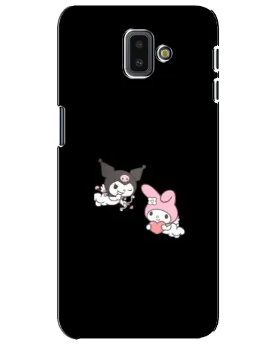 Чехол для Samsung Galaxy J6 Plus 2018 (J610) с картинкой «My Melody и Kuromi»