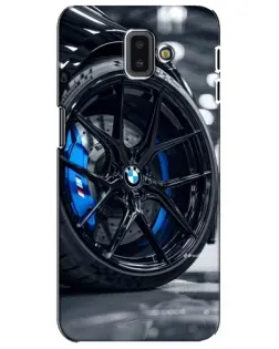 Чохол для Samsung Galaxy J6 Plus 2018 (J610) з картинкою «Колесо BMW зблизька»