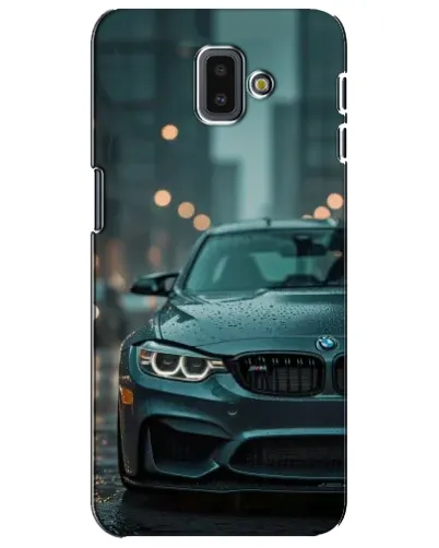 Чохол для Samsung Galaxy J6 Plus 2018 (J610) з картинкою «BMW у вогнях міста»