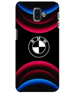 Чохол для Samsung Galaxy J6 Plus 2018 (J610) з картинкою «Логотип BMW та неонові дуги»