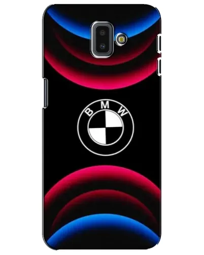Чохол для Samsung Galaxy J6 Plus 2018 (J610) з картинкою «Логотип BMW та неонові дуги»