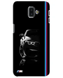 Чохол для Samsung Galaxy J6 Plus 2018 (J610) з картинкою «Силует BMW в темряві»