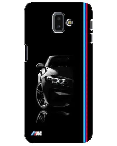 Чохол для Samsung Galaxy J6 Plus 2018 (J610) з картинкою «Силует BMW в темряві»