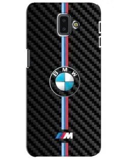 Чохол для Samsung Galaxy J6 Plus 2018 (J610) з картинкою «Емблема BMW та карбон»