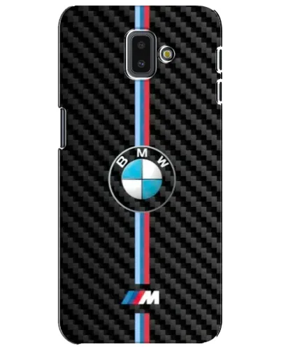 Чохол для Samsung Galaxy J6 Plus 2018 (J610) з картинкою «Емблема BMW та карбон»