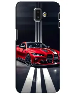 Чохол для Samsung Galaxy J6 Plus 2018 (J610) з картинкою «Червона BMW на дорозі»