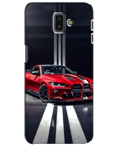Чохол для Samsung Galaxy J6 Plus 2018 (J610) з картинкою «Червона BMW на дорозі»