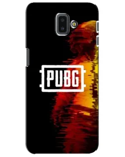 Чехол для Samsung Galaxy J6 Plus 2018 (J610) с картинкой «Яркий логотип PUBG» Чехол для Samsung Galaxy J6 Plus 2018 (J610) с картинкой «Яркий логотип PUBG»