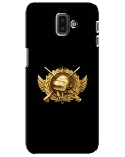 Чехол для Samsung Galaxy J6 Plus 2018 (J610) с картинкой «PUBG — оранжевый градиент» Чехол для Samsung Galaxy J6 Plus 2018 (J610) с картинкой «PUBG — оранжевый градиент»