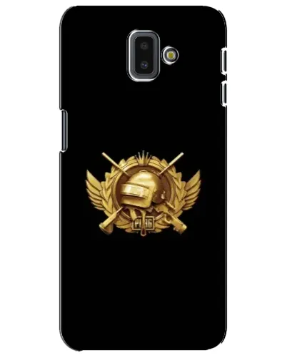 Чехол для Samsung Galaxy J6 Plus 2018 (J610) с картинкой «PUBG — оранжевый градиент» Чехол для Samsung Galaxy J6 Plus 2018 (J610) с картинкой «PUBG — оранжевый градиент»