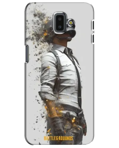 Чехол для Samsung Galaxy J6 Plus 2018 (J610) с картинкой «PUBG — боец в пыли» Чехол для Samsung Galaxy J6 Plus 2018 (J610) с картинкой «PUBG — боец в пыли»