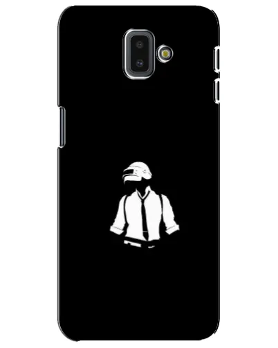 Чехол для Samsung Galaxy J6 Plus 2018 (J610) с картинкой «PUBG — белый шлем» Чехол для Samsung Galaxy J6 Plus 2018 (J610) с картинкой «PUBG — белый шлем»