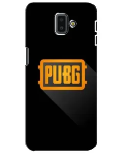 Чохол для Samsung Galaxy J6 Plus 2018 (J610) з картинкою «PUBG — рамка лого»