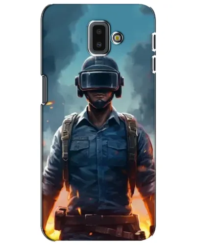 Чехол для Samsung Galaxy J6 Plus 2018 (J610) с картинкой «PUBG — реалистичный герой» Чехол для Samsung Galaxy J6 Plus 2018 (J610) с картинкой «PUBG — реалистичный герой»