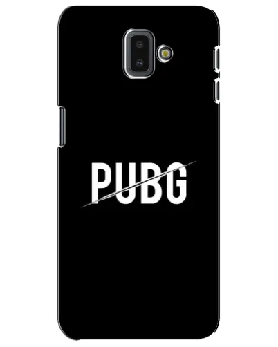 Чехол для Samsung Galaxy J6 Plus 2018 (J610) с картинкой «PUBG — белый логотип» Чехол для Samsung Galaxy J6 Plus 2018 (J610) с картинкой «PUBG — белый логотип»