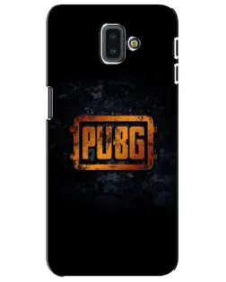 Чохол для Samsung Galaxy J6 Plus 2018 (J610) з картинкою «PUBG — золотий логотип»