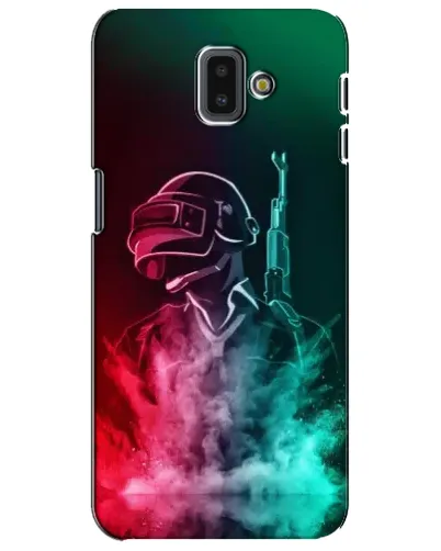 Чехол для Samsung Galaxy J6 Plus 2018 (J610) с картинкой «PUBG — огненный воин» Чехол для Samsung Galaxy J6 Plus 2018 (J610) с картинкой «PUBG — огненный воин»