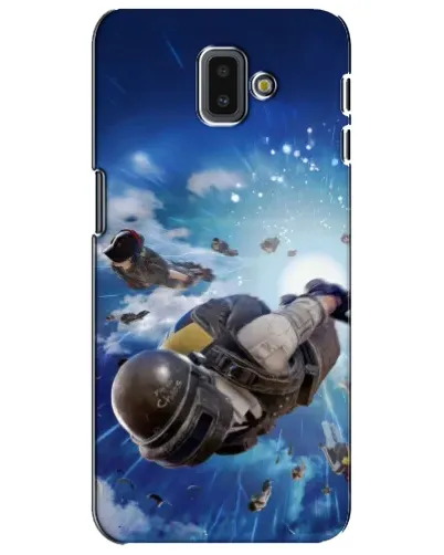 Чехол для Samsung Galaxy J6 Plus 2018 (J610) с картинкой «Десант PUBG — прыжок» Чехол для Samsung Galaxy J6 Plus 2018 (J610) с картинкой «Десант PUBG — прыжок»
