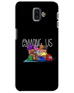 Чехол для Samsung Galaxy J6 Plus 2018 (J610) с картинкой «Логотип Among Us» Чехол для Samsung Galaxy J6 Plus 2018 (J610) с картинкой «Логотип Among Us»