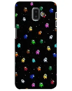 Чехол для Samsung Galaxy J6 Plus 2018 (J610) с картинкой «Экипаж Among Us» Чехол для Samsung Galaxy J6 Plus 2018 (J610) с картинкой «Экипаж Among Us»