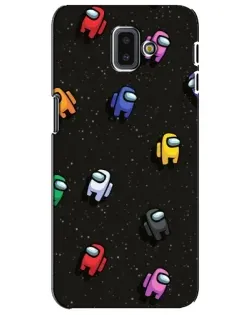 Чехол для Samsung Galaxy J6 Plus 2018 (J610) с картинкой «Космический паттерн Among Us» Чехол для Samsung Galaxy J6 Plus 2018 (J610) с картинкой «Космический паттерн Among Us»