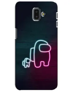 Чохол для Samsung Galaxy J6 Plus 2018 (J610) з картинкою «Among Us неон-арт» Чохол для Samsung Galaxy J6 Plus 2018 (J610) з картинкою «Among Us неон-арт»