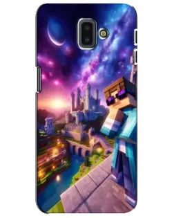 Чехол для Samsung Galaxy J6 Plus 2018 (J610) с картинкой «Стив и космос» Чехол для Samsung Galaxy J6 Plus 2018 (J610) с картинкой «Стив и космос»