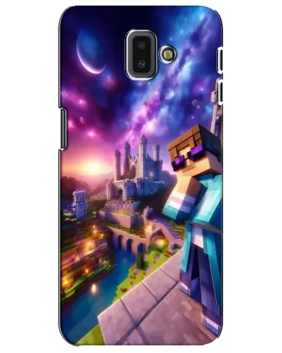 Чехол для Samsung Galaxy J6 Plus 2018 (J610) с картинкой «Стив и космос» Чехол для Samsung Galaxy J6 Plus 2018 (J610) с картинкой «Стив и космос»