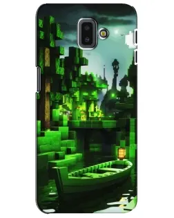 Чехол для Samsung Galaxy J6 Plus 2018 (J610) с картинкой «Minecraft лесной пейзаж» Чехол для Samsung Galaxy J6 Plus 2018 (J610) с картинкой «Minecraft лесной пейзаж»
