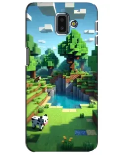 Чохол для Samsung Galaxy J6 Plus 2018 (J610) з картинкою «Minecraft літній день»