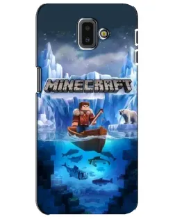 Чохол для Samsung Galaxy J6 Plus 2018 (J610) з картинкою «Minecraft льодянийсвіт»