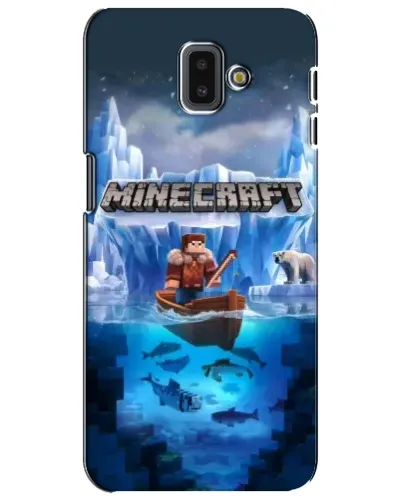 Чехол для Samsung Galaxy J6 Plus 2018 (J610) с картинкой «Minecraft ледяной мир» Чехол для Samsung Galaxy J6 Plus 2018 (J610) с картинкой «Minecraft ледяной мир»