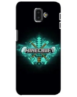 Чохол для Samsung Galaxy J6 Plus 2018 (J610) з картинкою «Minecraft Diamond лого»