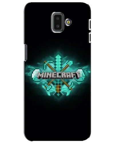 Чехол для Samsung Galaxy J6 Plus 2018 (J610) с картинкой «Minecraft Diamond лого» Чехол для Samsung Galaxy J6 Plus 2018 (J610) с картинкой «Minecraft Diamond лого»