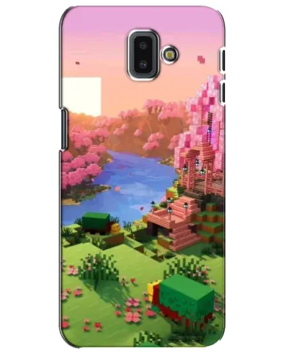 Чехол для Samsung Galaxy J6 Plus 2018 (J610) с картинкой «Розовое дерево Minecraft» Чехол для Samsung Galaxy J6 Plus 2018 (J610) с картинкой «Розовое дерево Minecraft»
