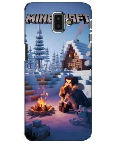 Чехол для Samsung Galaxy J6 Plus 2018 (J610) с картинкой «Зимний Minecraft» Чехол для Samsung Galaxy J6 Plus 2018 (J610) с картинкой «Зимний Minecraft»