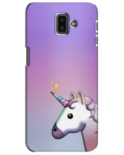 Чехол для Samsung Galaxy J6 Plus 2018 (J610) с картинкой «Единорог градиент» Чехол для Samsung Galaxy J6 Plus 2018 (J610) с картинкой «Единорог градиент»