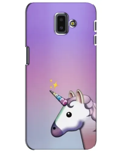 Чехол для Samsung Galaxy J6 Plus 2018 (J610) с картинкой «Единорог градиент»