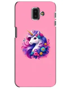 Чехол для Samsung Galaxy J6 Plus 2018 (J610) с картинкой «Сказочный единорог»