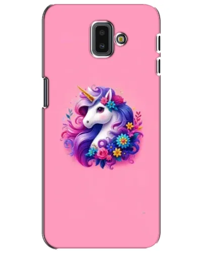 Чехол для Samsung Galaxy J6 Plus 2018 (J610) с картинкой «Сказочный единорог»