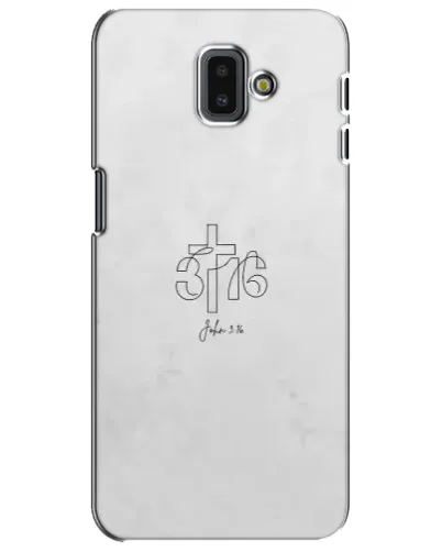 Чехол для Samsung Galaxy J6 Plus 2018 (J610) с картинкой «Иоанна 3:16 Крест»