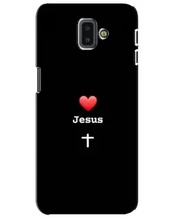 Чохол для Samsung Galaxy J6 Plus 2018 (J610) з картинкою «Серце - Jesus»
