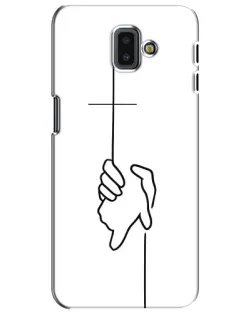 Чохол для Samsung Galaxy J6 Plus 2018 (J610) з картинкою «Рука тримає»